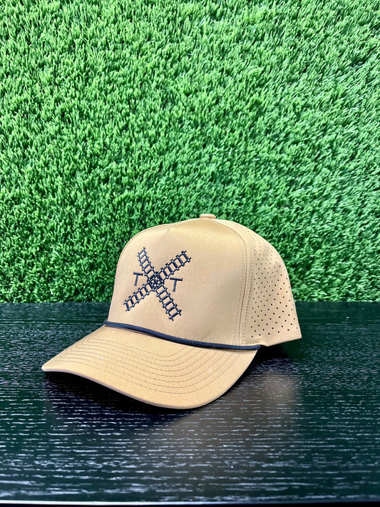 Desert Sand Trolly Trax Core Logo Performance Cap